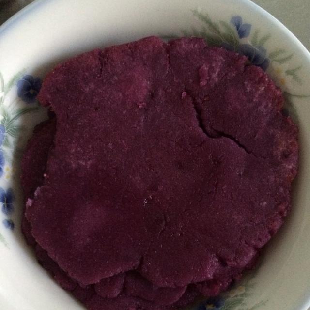 紫薯米粉饼（不要太好吃哦）的做法