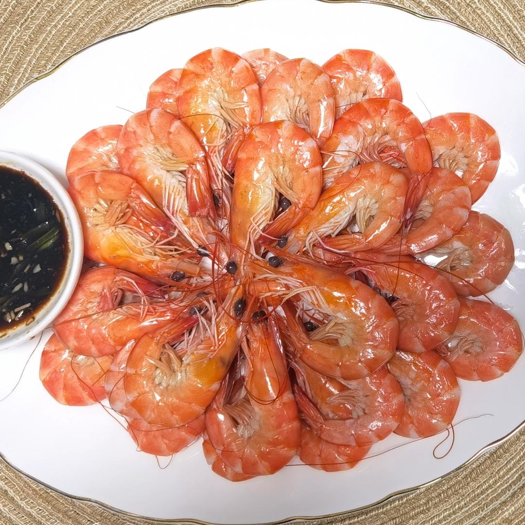 最简单的白灼虾（水煮）盐水基尾虾