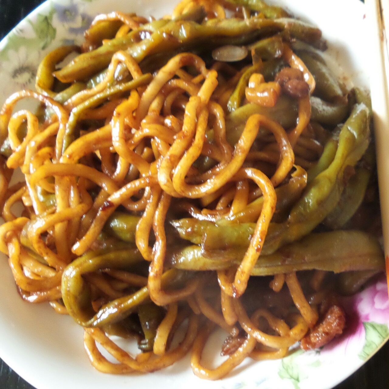 芸豆焖面（附万能的腌肉不老的办法）