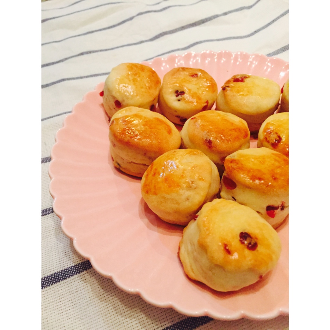 无蛋奶版蔓越莓司康