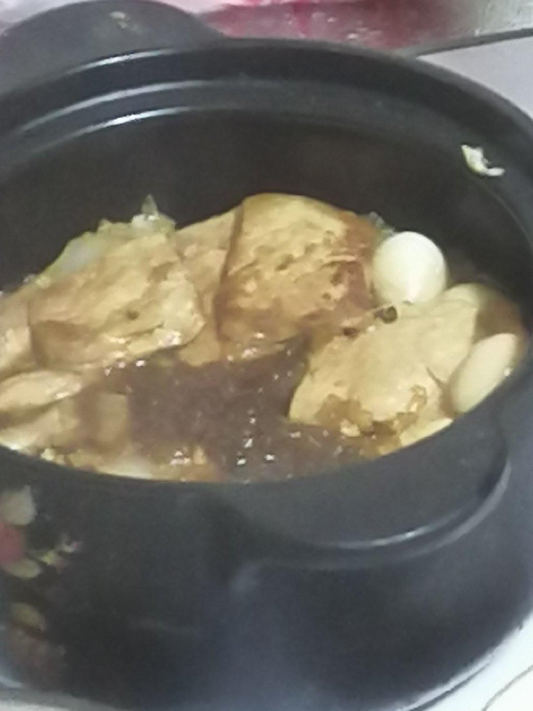 豆腐粉丝金针菇白菜煲