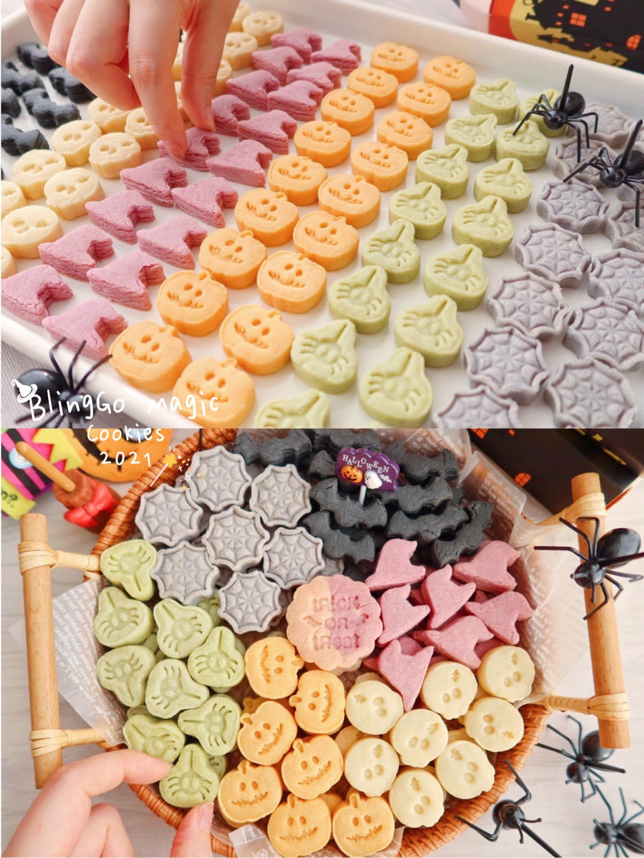 万圣节限定！一口一个嘎嘎脆炼乳小方~