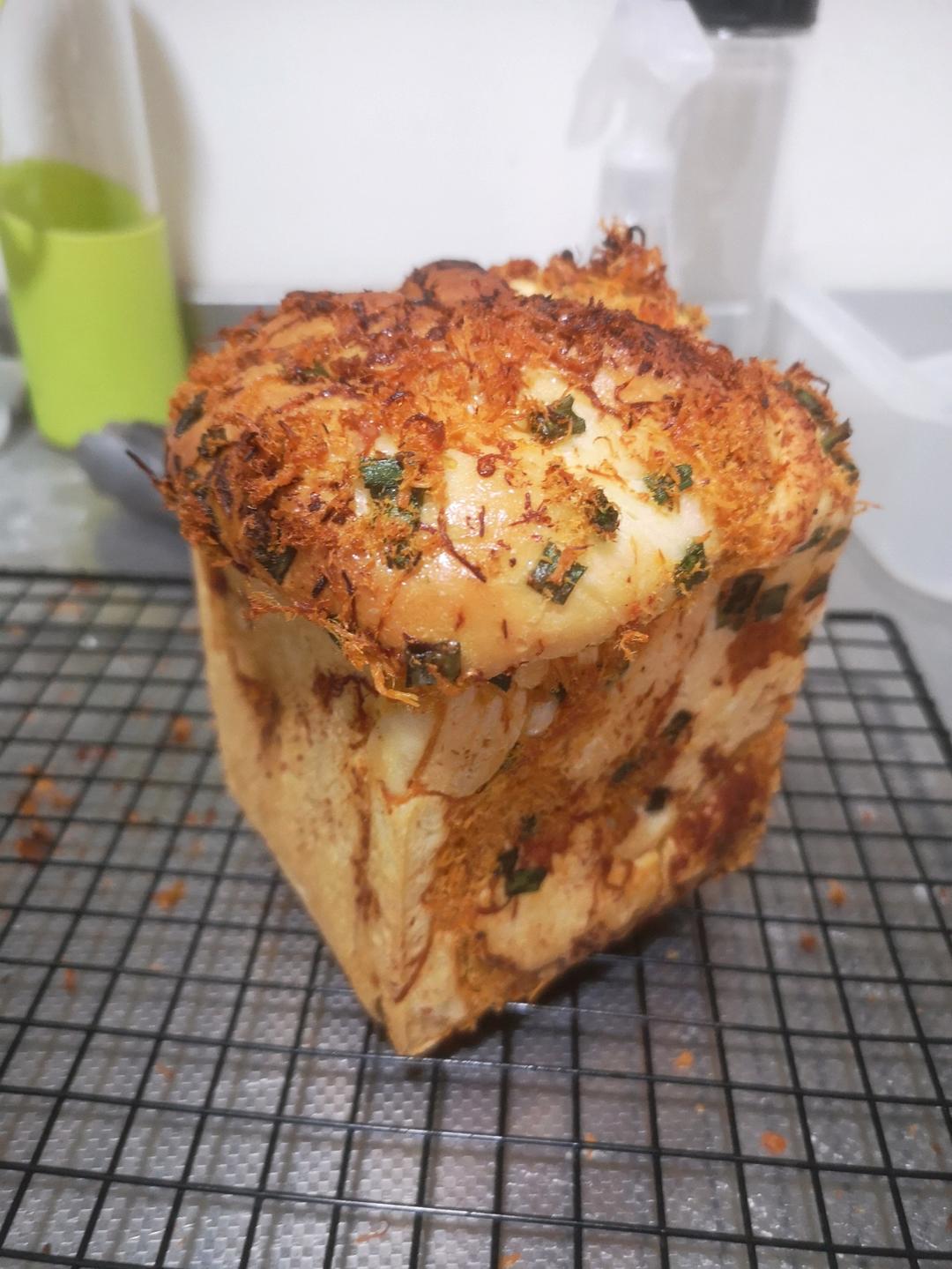 怎么吃都不腻的肉松吐司