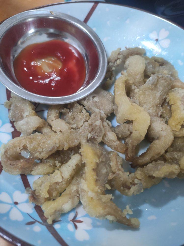 干炸蘑菇的做法，大人小孩都喜欢