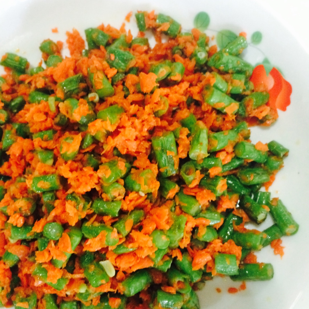 肉沫豆角下饭菜