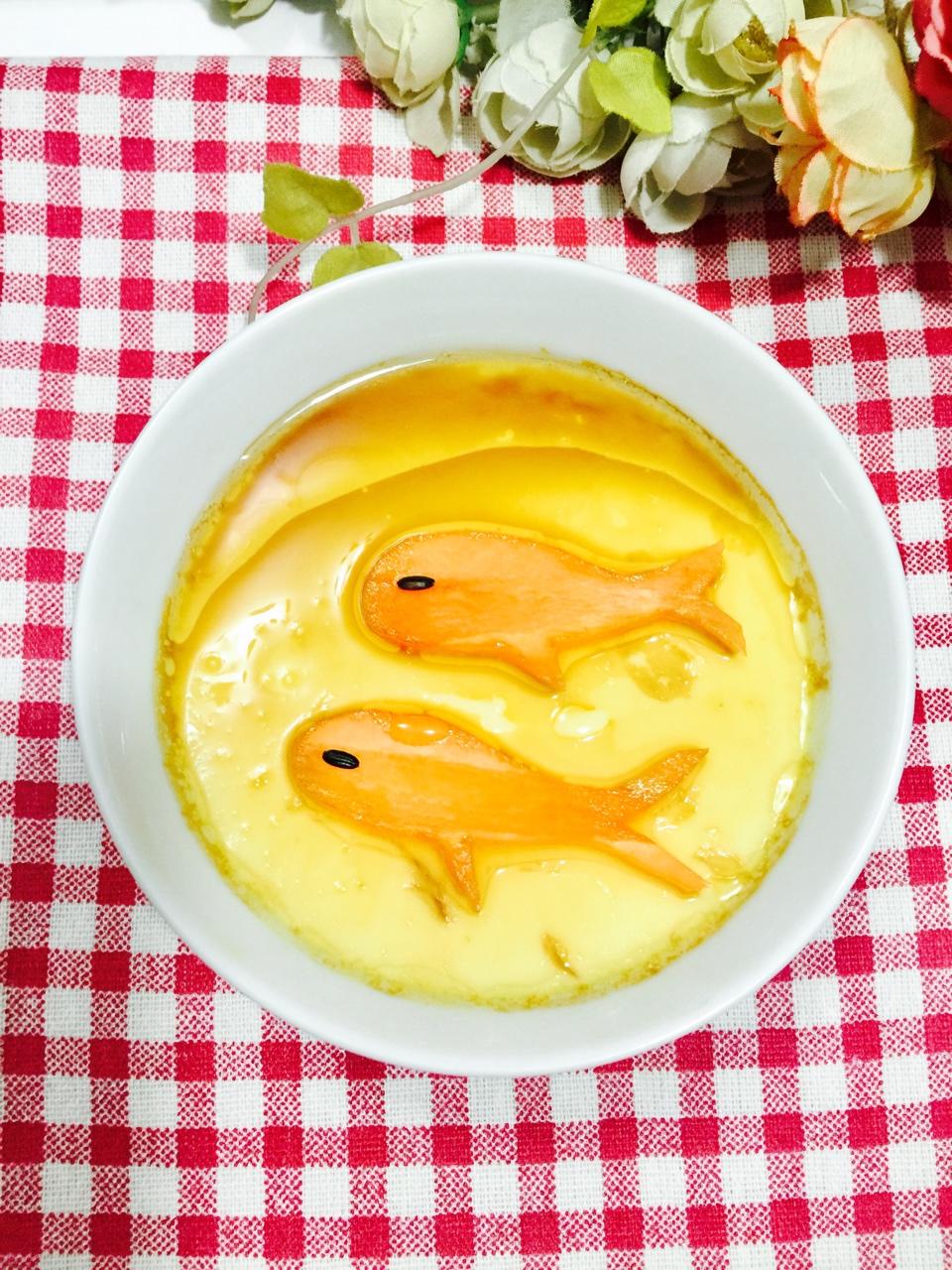 有着豆腐口感的蒸水蛋「年年有鱼」