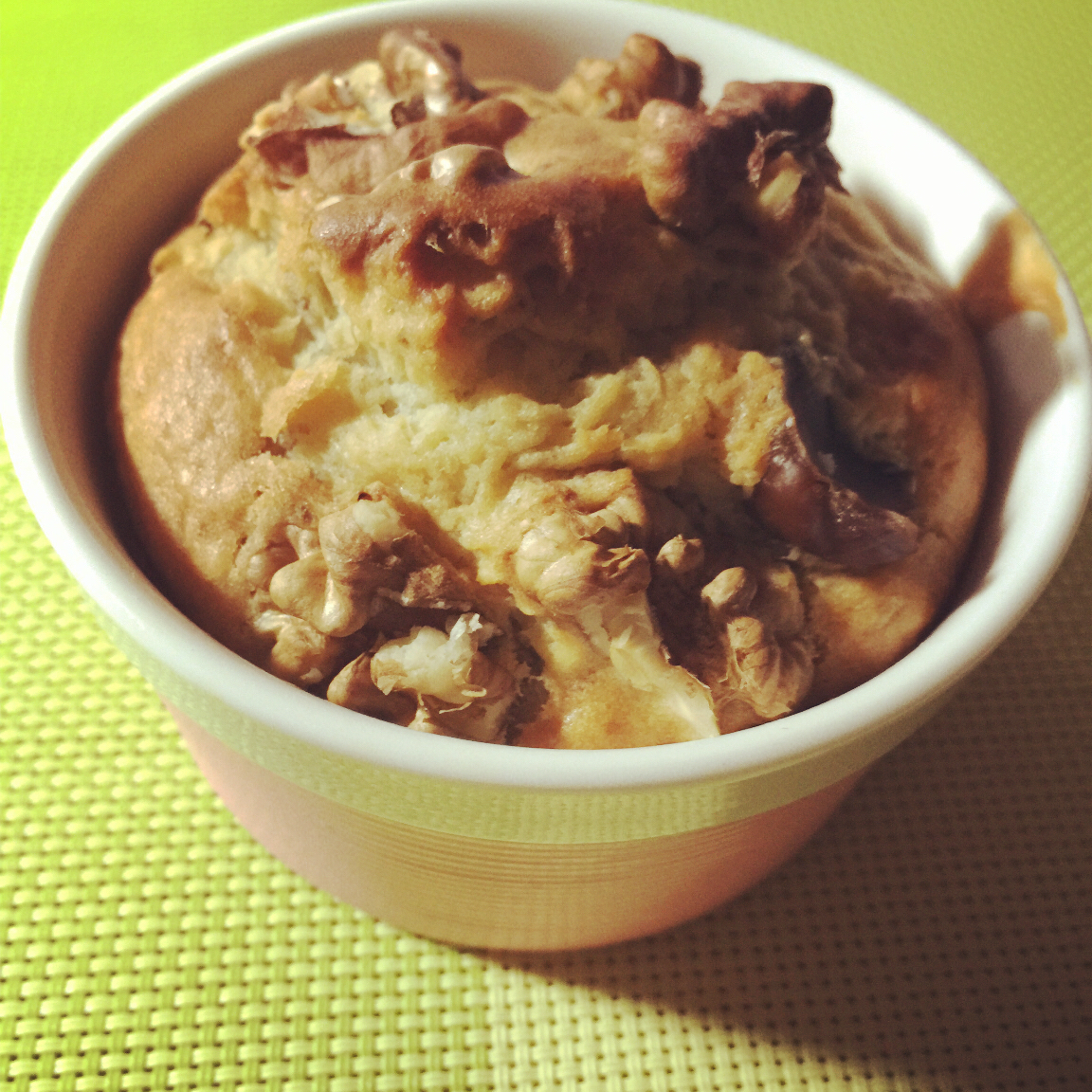 低脂香蕉核桃马芬