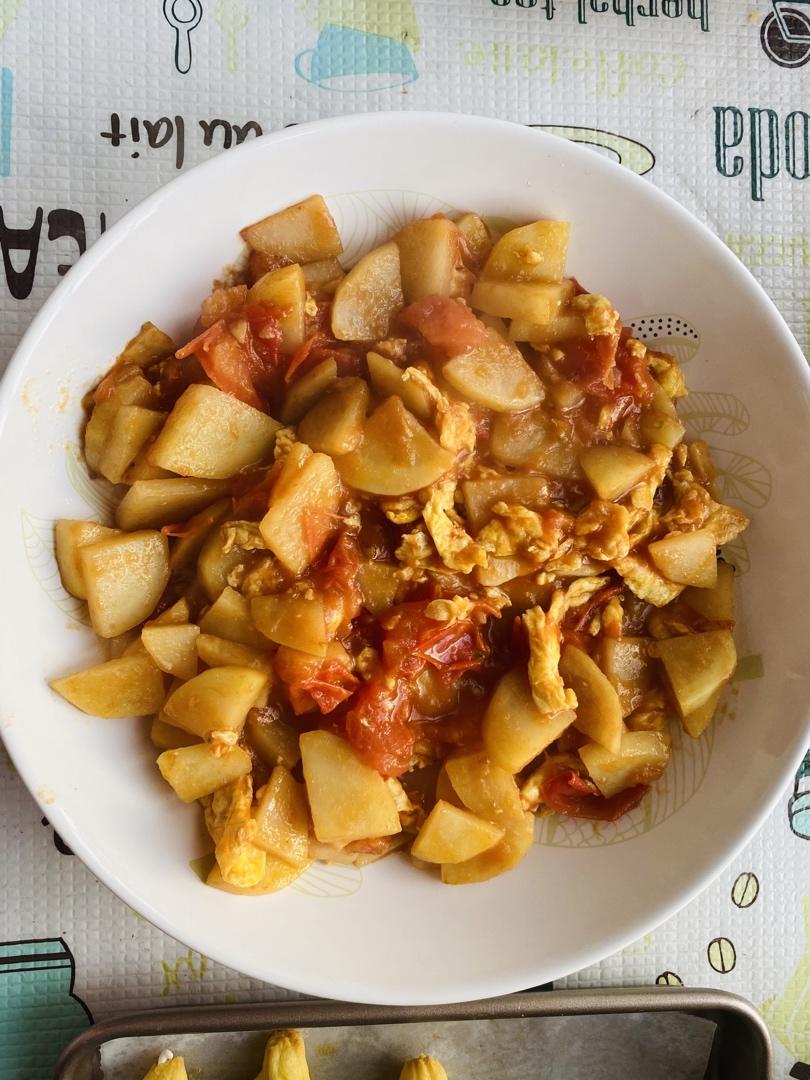 西红柿炒土豆