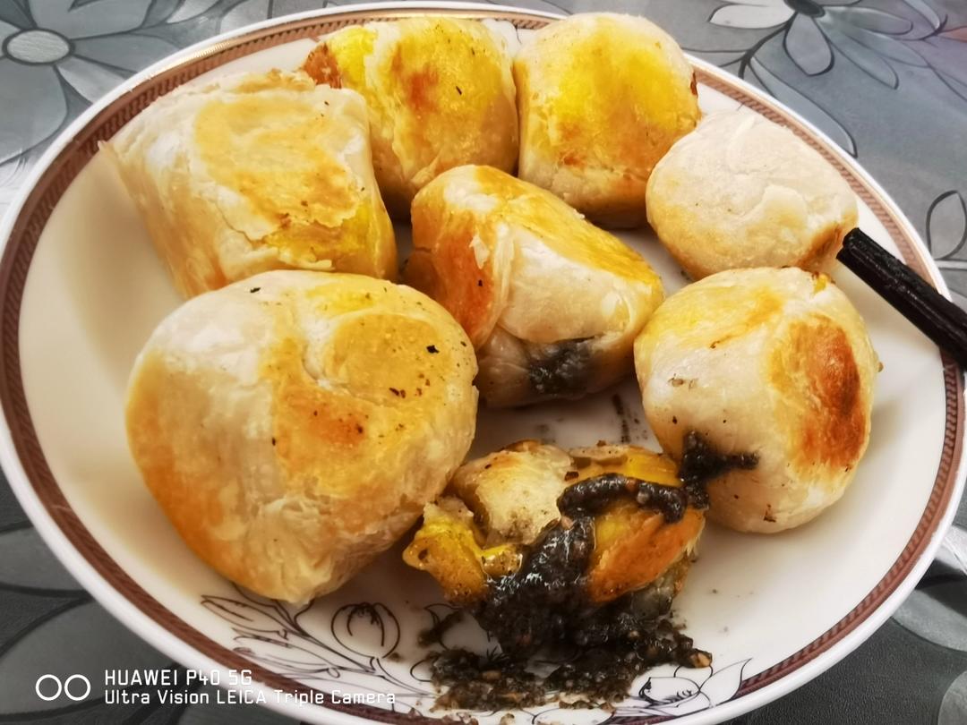 手抓饼➕汤圆＝超美味流心酥