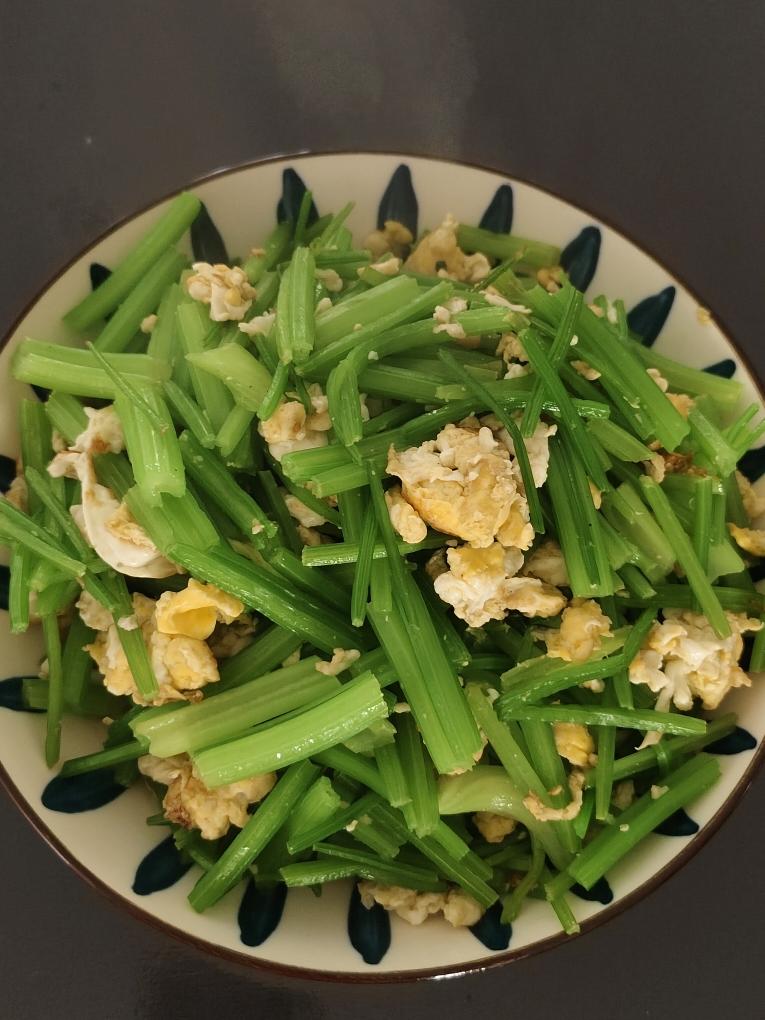 青菜炒鸡蛋【只做新手简单菜谱】