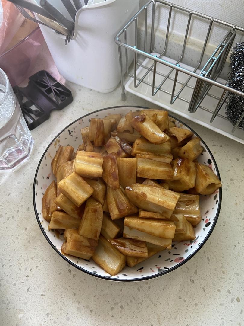 酸甜的开胃菜-  糖醋藕丁