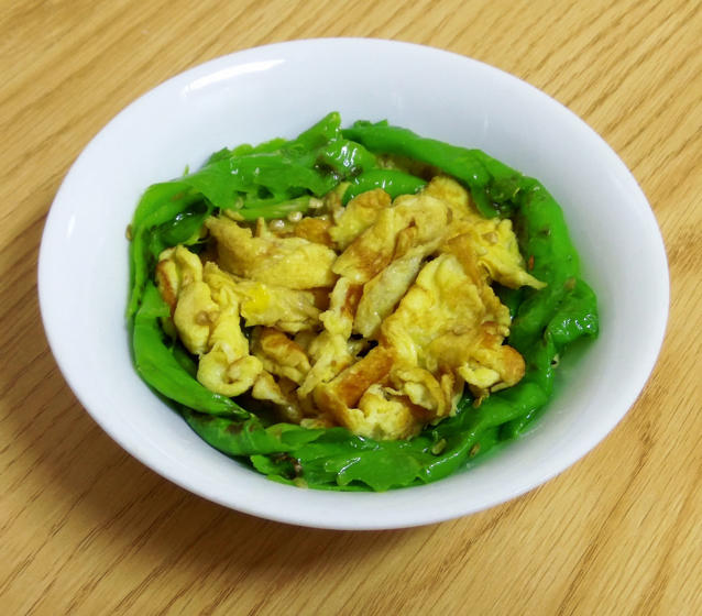 青椒炒蛋