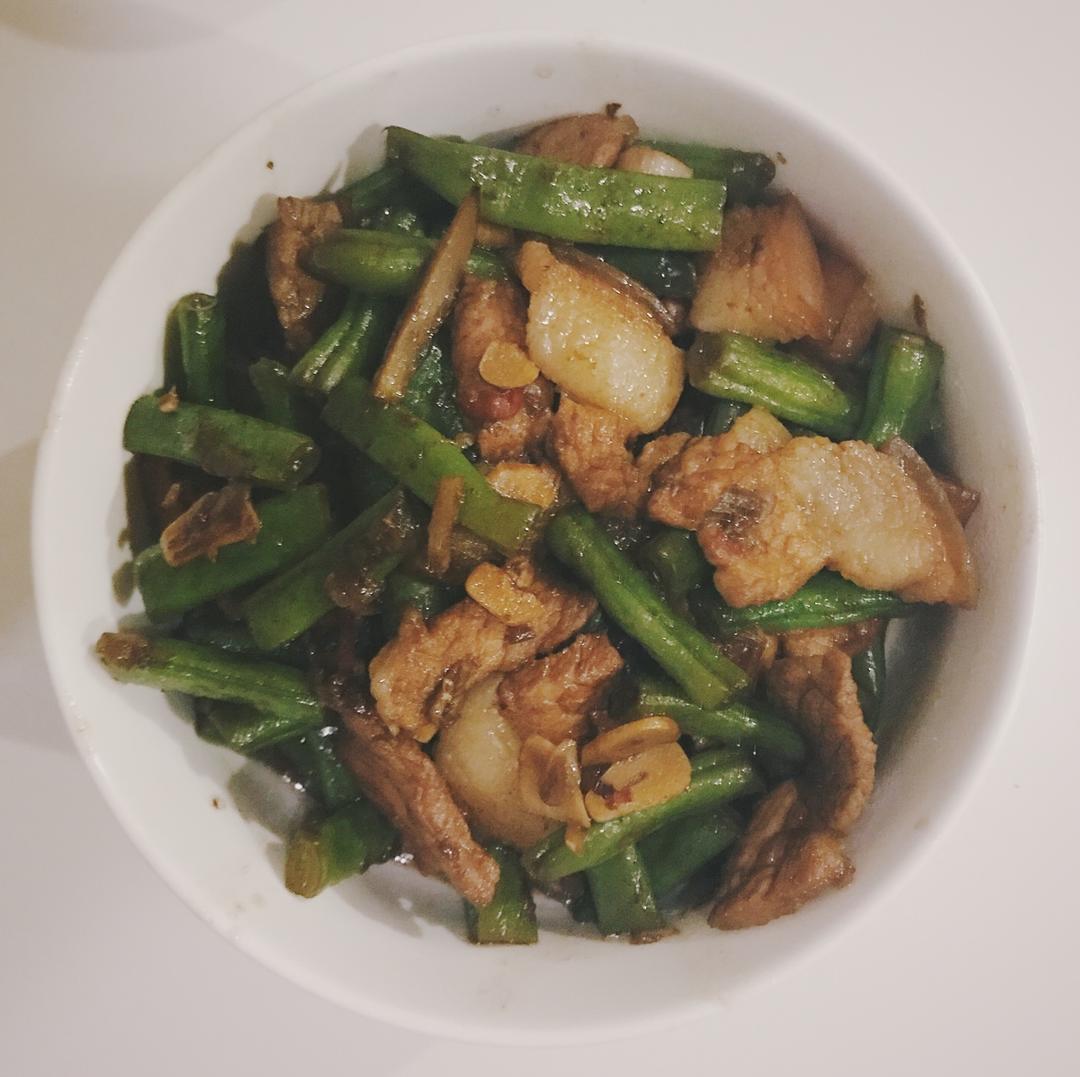 豆角炒肉