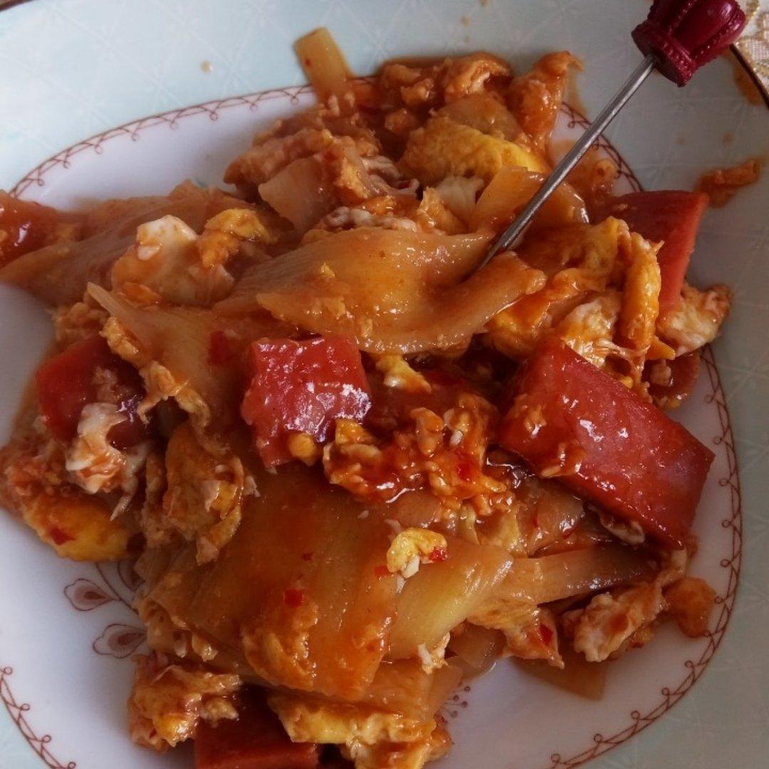 超级美味的东北烤冷面➕自制万能酱料【酱料是关键】