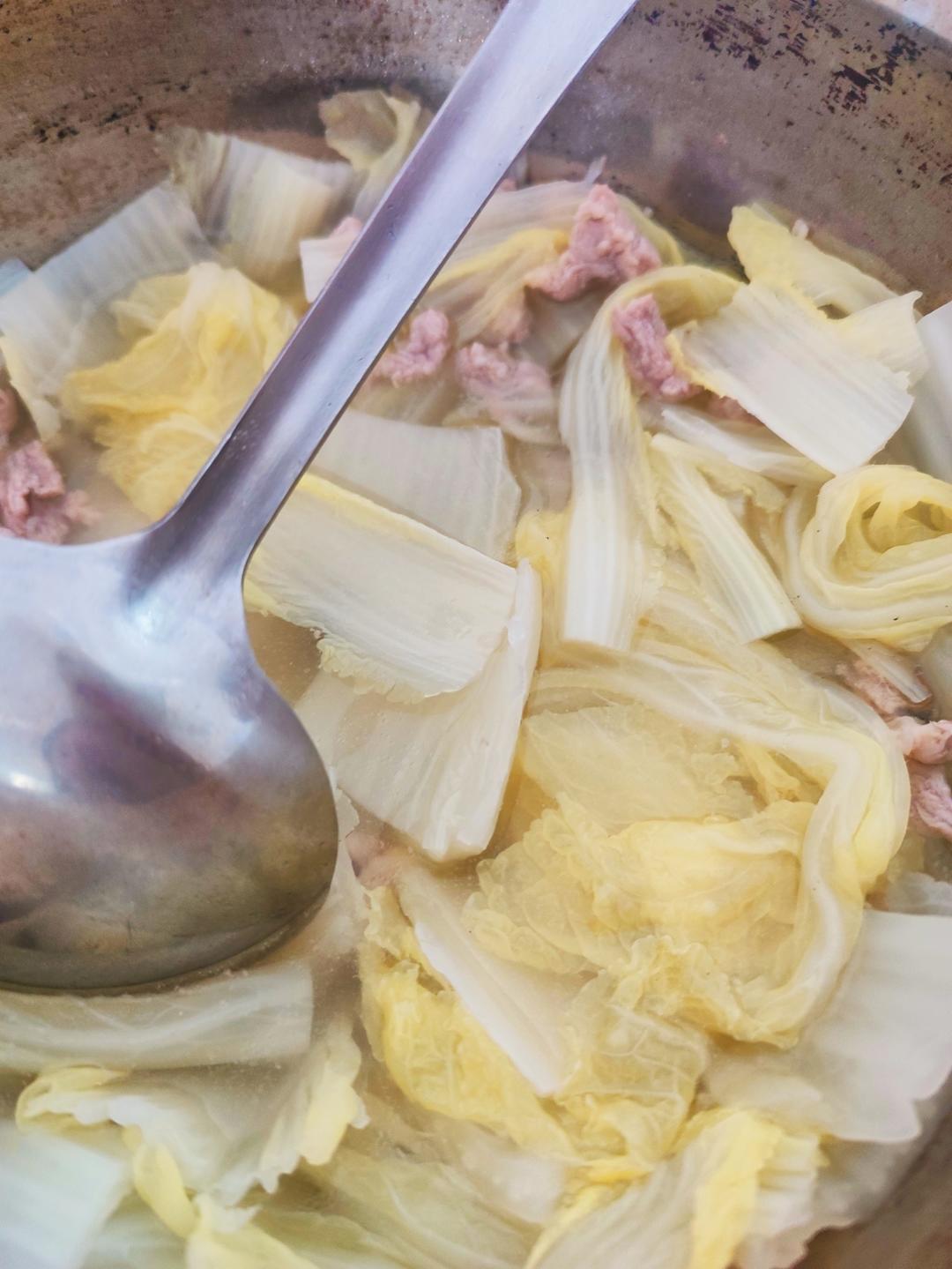白菜瘦肉汤