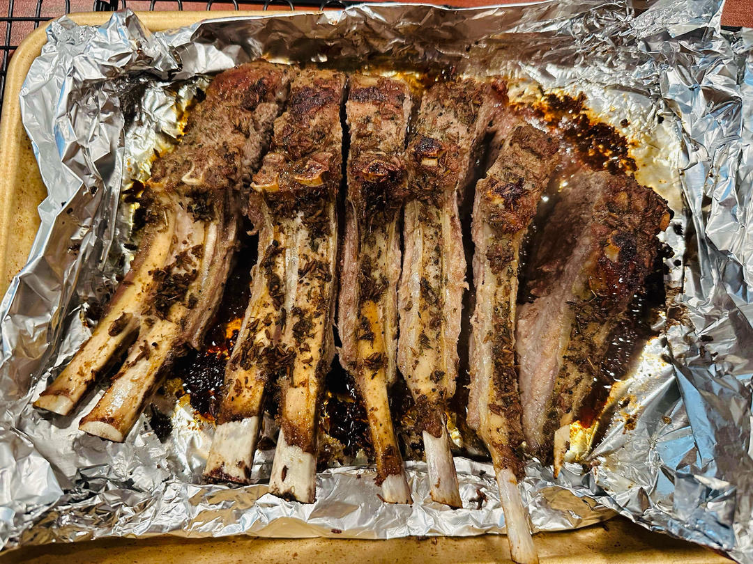 超好吃的烤羊排烤箱版