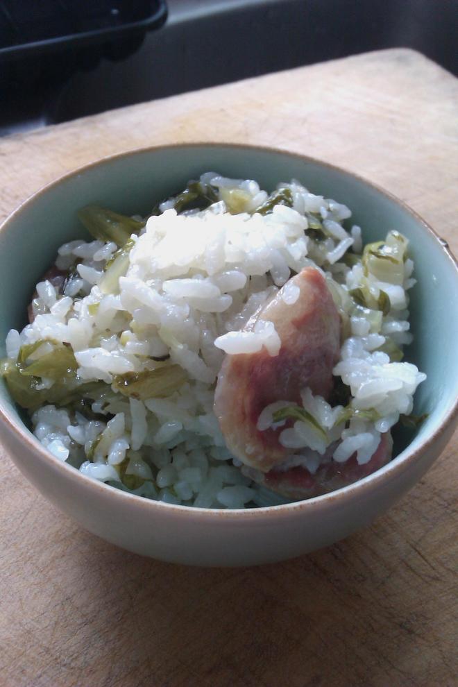 电饭煲菜饭的做法