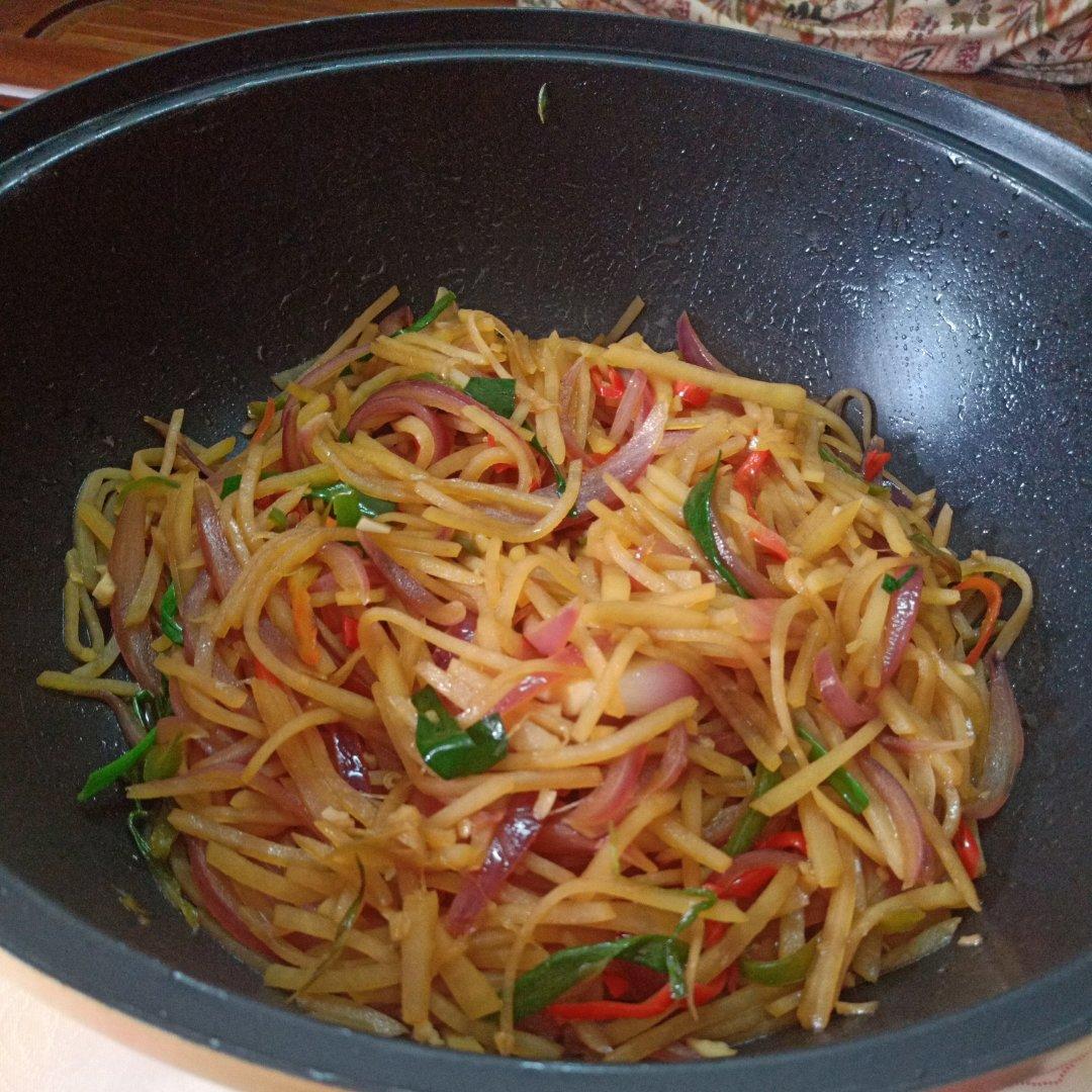 超级无敌下饭菜～酸辣土豆丝