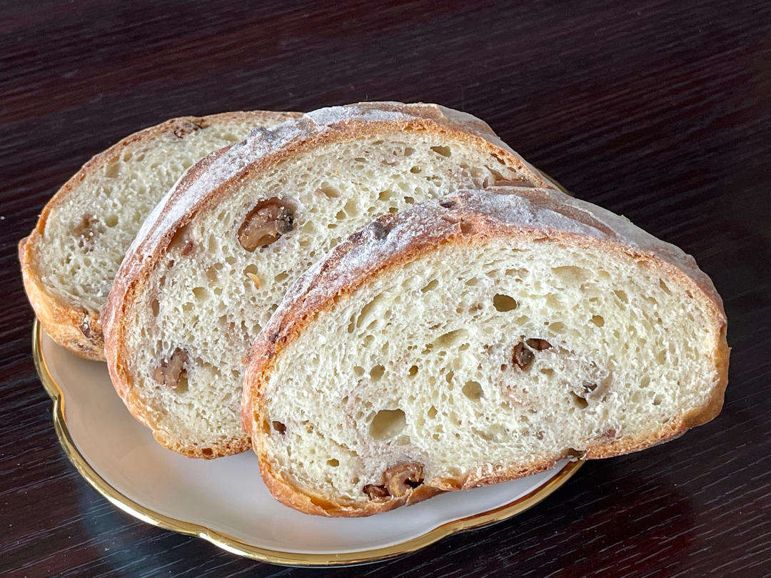 欧包的秘密（免揉/大孔洞/核桃/超简单）