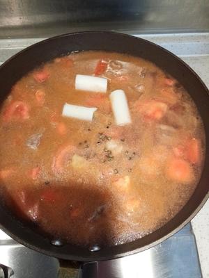 番茄牛肉锅的做法 步骤8