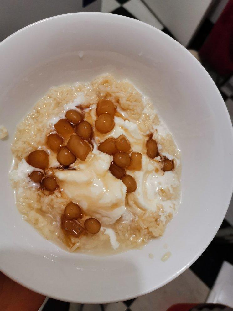 珍珠酒酿冰淇淋