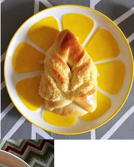 椰蓉叶子面包