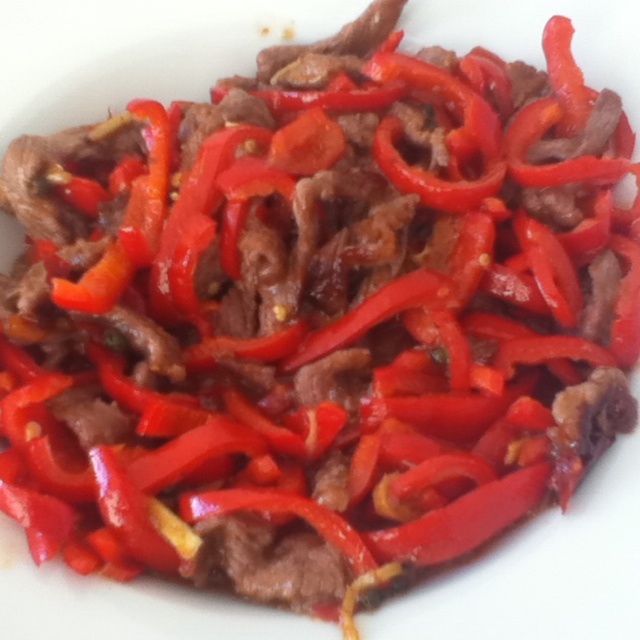 小炒牛肉