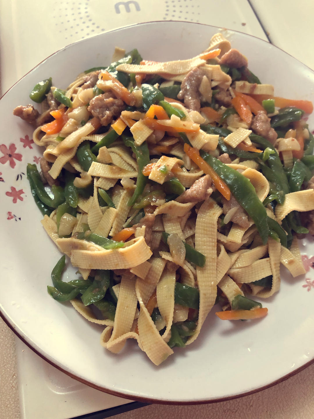 尖椒干豆腐