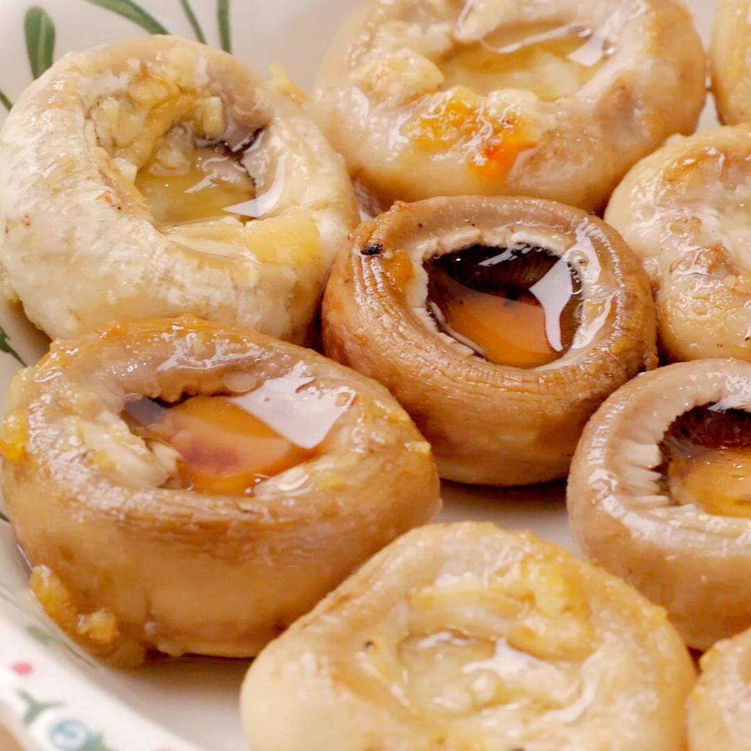 蒜香煎口蘑的做法