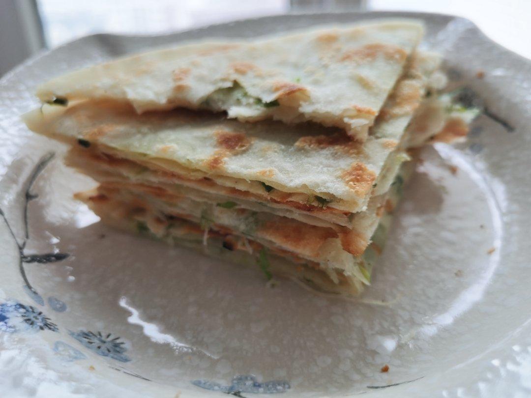 香葱千层饼-饺子皮版