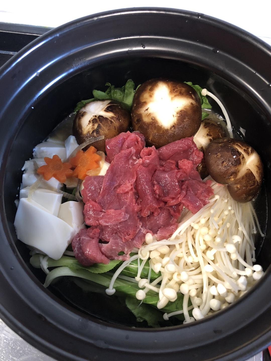 健康版日式牛肉火锅