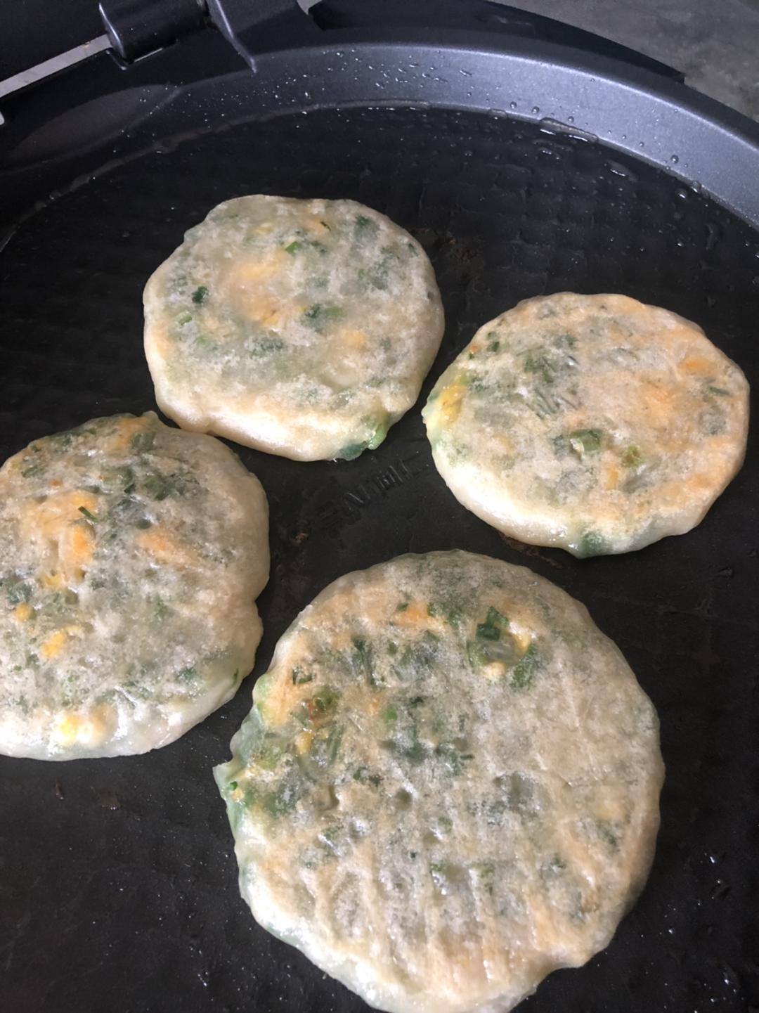 皮薄馅多韭菜馅饼