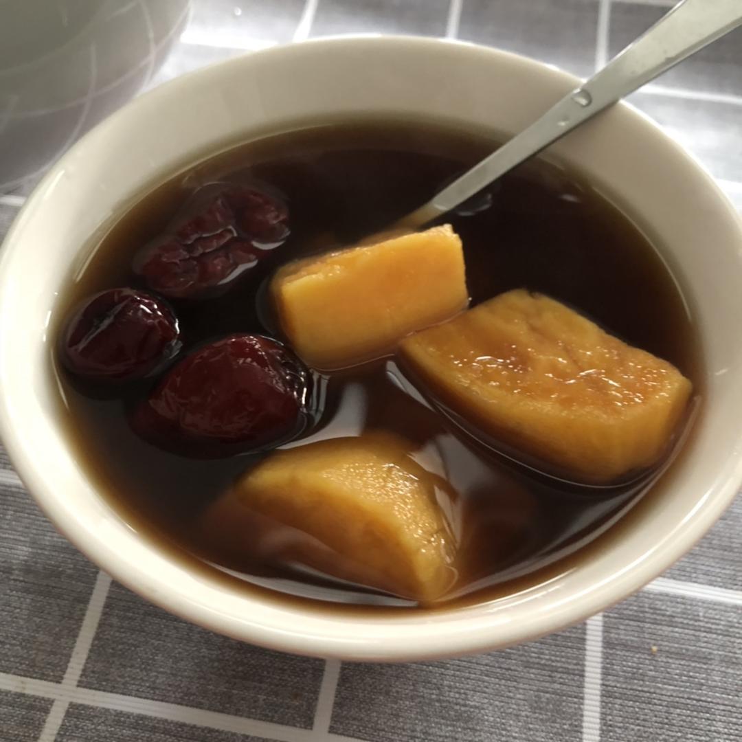 红糖姜茶煮番薯（冬季暖饮）