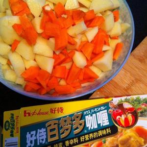 咖喱牛肉土豆饭的做法 步骤3
