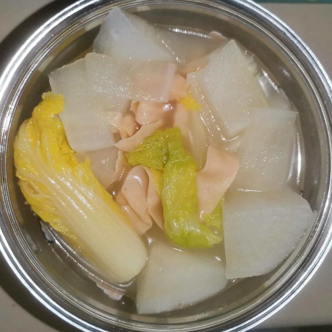 🌈冬天必喝的汤～萝卜白菜汤！简单又美味