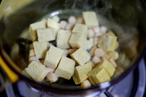 干贝白菜冻豆腐汤【减脂食谱】的做法 步骤4
