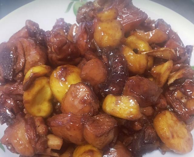 栗子焖鸡-和胃健脾、温中补气的做法