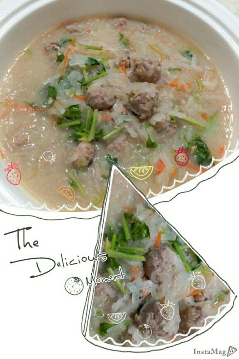 牛肉丸子萝卜丝汤