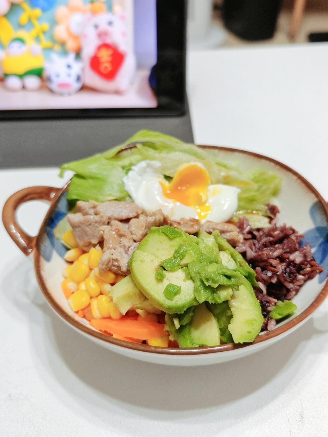 一周高效刷脂餐不重样❗️六款低脂糙米波奇饭