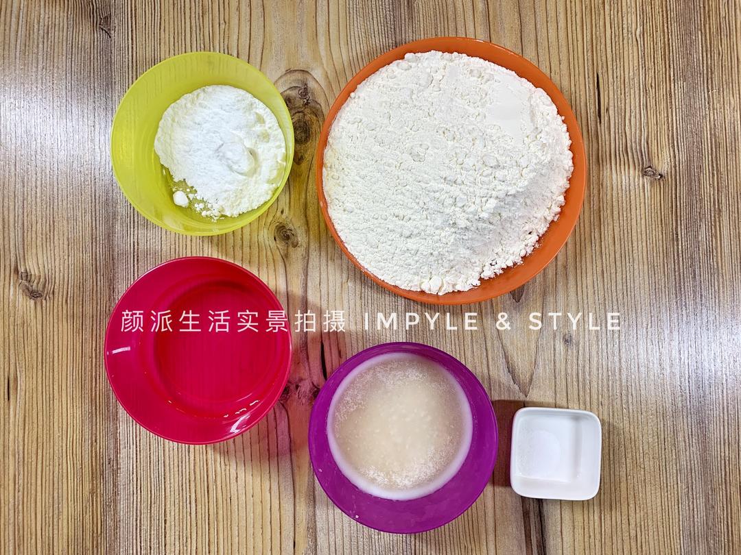 纯奶手撕吐司的做法 步骤1