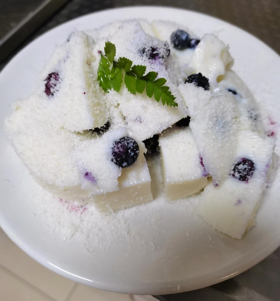 椰蓉牛奶小方（不用淡奶油，炼奶）