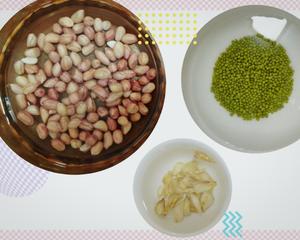 绿豆百合花生汤的做法 步骤1