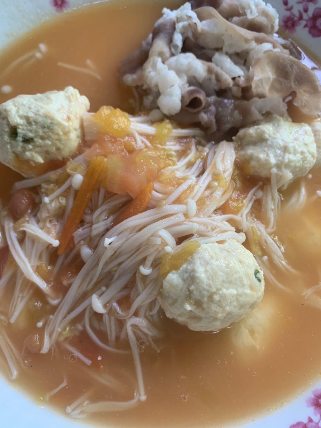 [低脂美味系列] 番茄鸡肉丸子