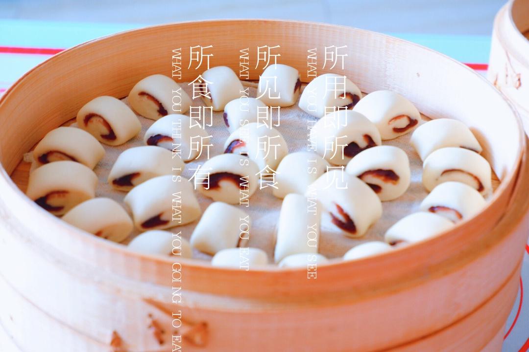 奶香夹心小馒头（一次发酵）