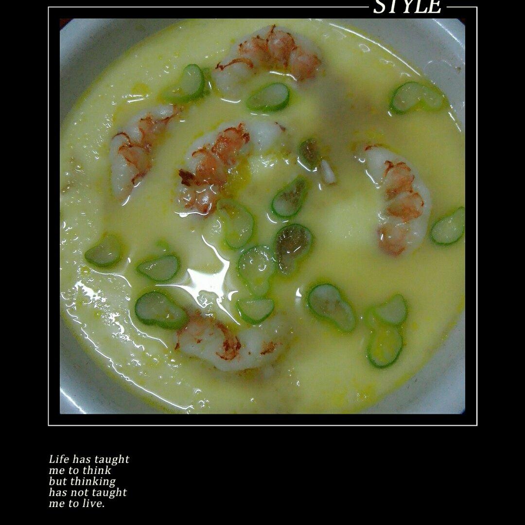 虾仁蒸蛋