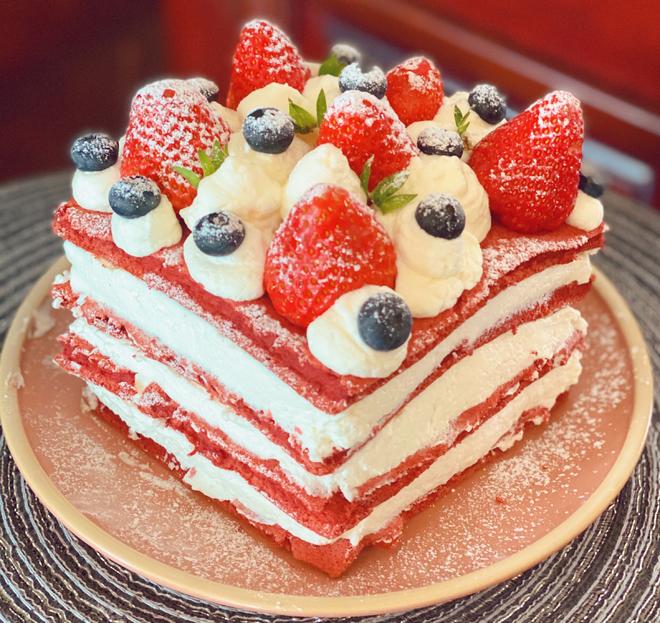 女王红丝绒蛋糕👑送给妈妈的蛋糕的做法