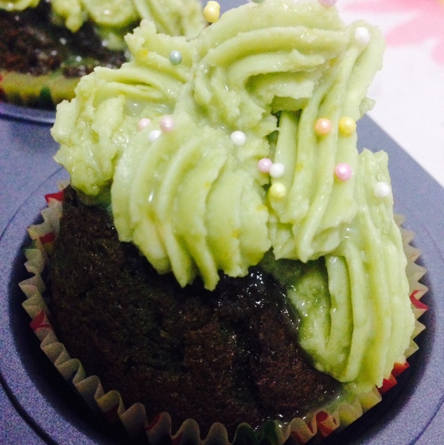 法式奶油顶抹茶纸杯蛋糕CUPCAKE