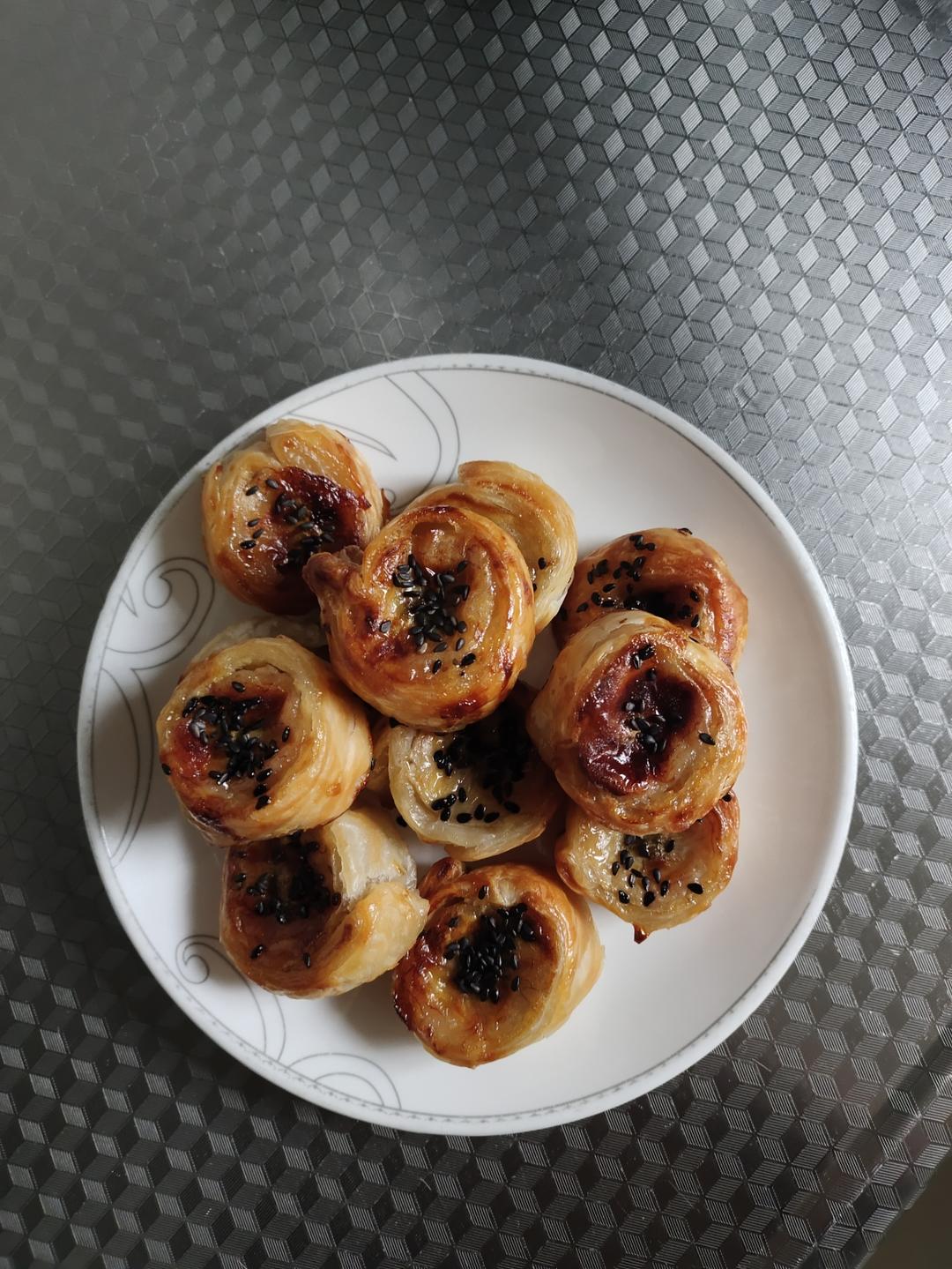 手抓饼又一神仙吃法，空气炸锅版脆皮香蕉酥