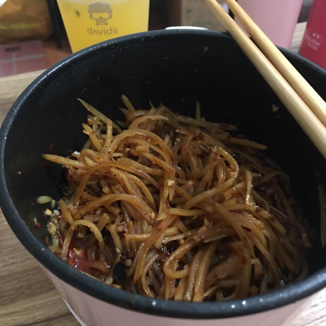老干妈青椒土豆丝
