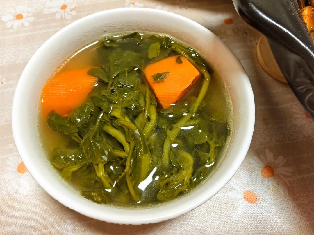 秋冬季节的时令靓汤 - 「西洋菜陈肾煲猪骨」西洋菜的季节，不要错过！